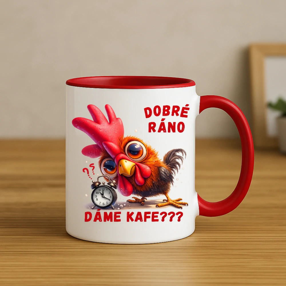 Hrnek – Dobré ráno. Dáme kafe???
