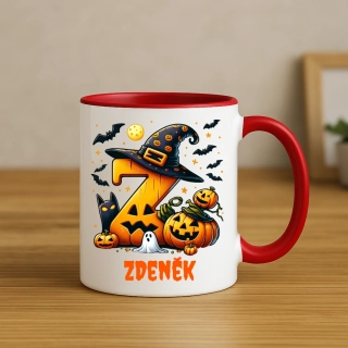 Halloweenský hrnek se jménem na přání