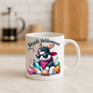 Velikonoční hrnek – Gangsta zajíček